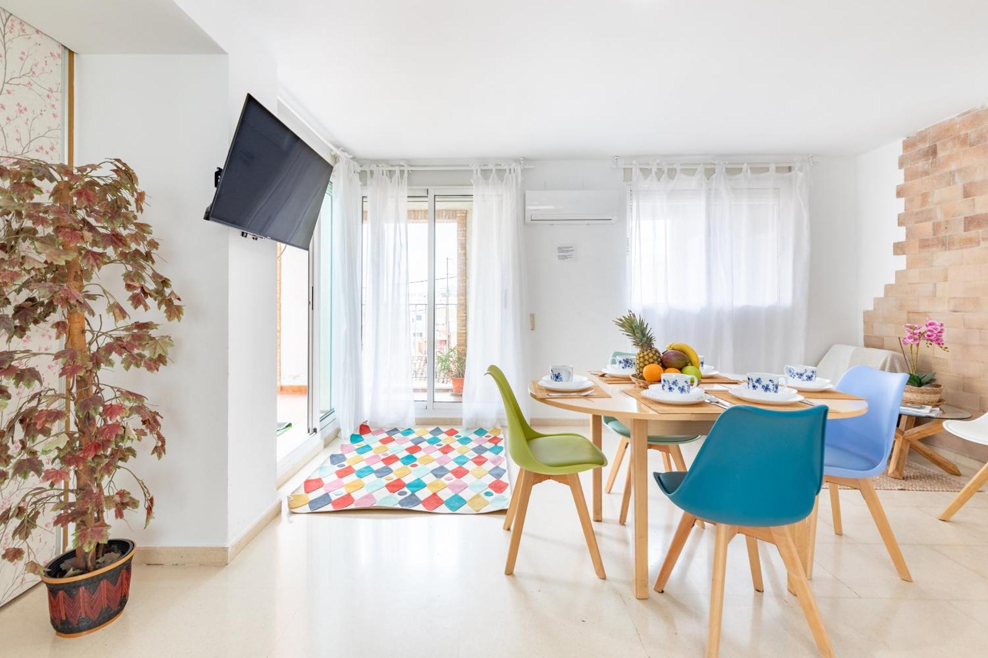 Penthouse Duplex In A 4 Floors Spanish House -8 Min To Center By Metro バレンシア エクステリア 写真